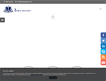 Tablet Screenshot of idraabogados.com